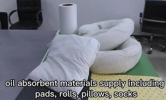 China Factory Direct MOQ Spill Leakage White Color Oil Absorbent Boom for Emergency